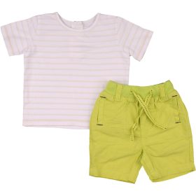 Csíkos-zöld szett (62) baba