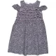 Mintás kék ruha (122) kislány