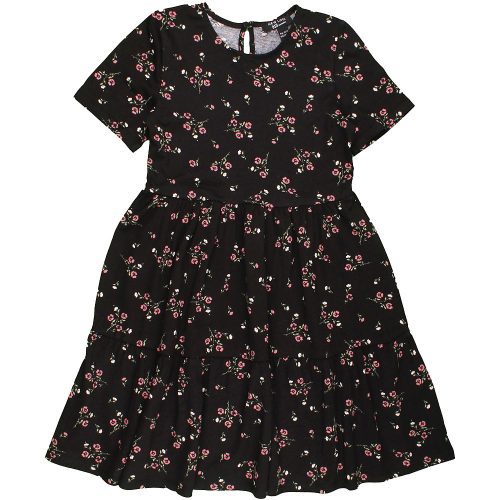 New Look Virágos fekete ruha (140-146) lány