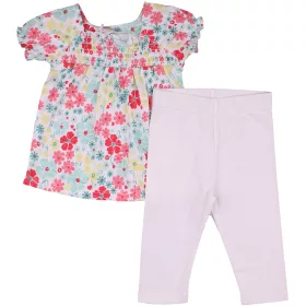Virágos-törtfehér szett (68) baba