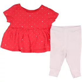 Korall-törtfehér szett (62) baba