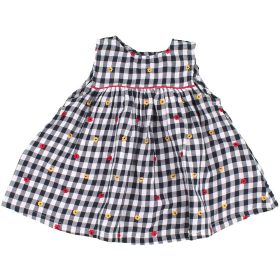 F&F Kékkockás ruha (62) baba