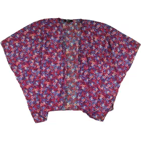 New Look Pirosvirágos sifon felső (M) női