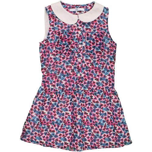 Marks&Spencer Színesvirágos sifon ruha (128) kislány