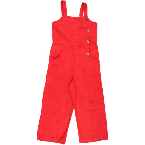 Zara Leveles piros jumpsuit (128) kislány