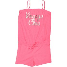 Neonrózsaszín playsuit (152) lány