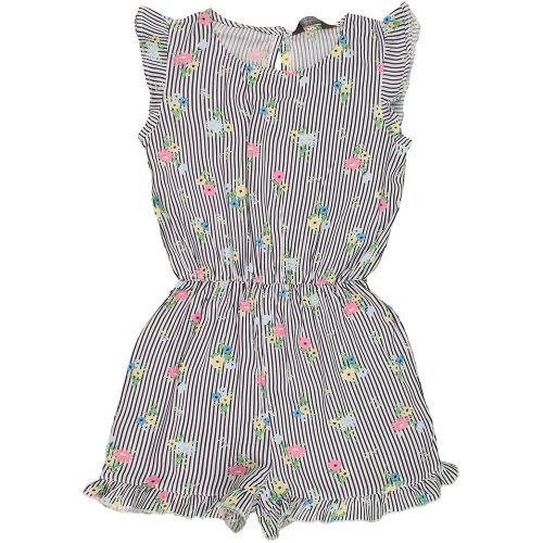 Primark Csíkos-virágos playsuit (122) kislány