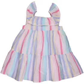 George Színescsíkos ruha (74) baba