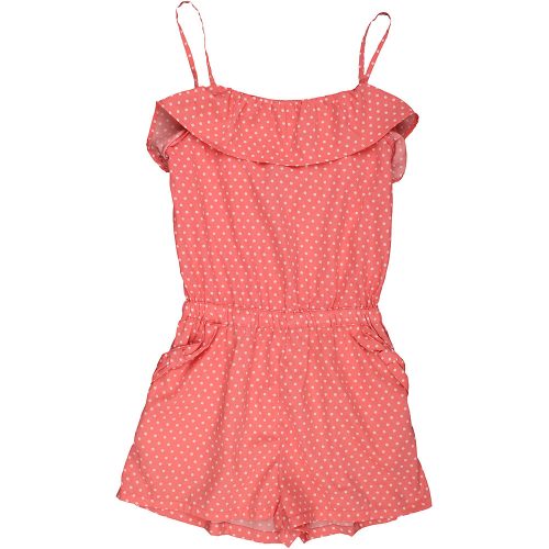 TU Pöttyös sifon playsuit (122) kislány