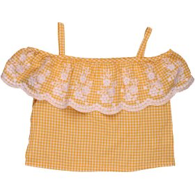 M&Co Sárgakockás felső (152) lány