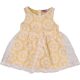 F&F Hímzett sárga ruha (80) baba