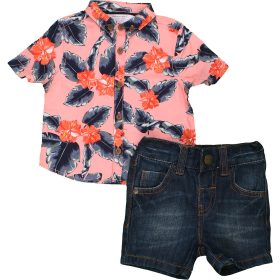 Virágos-kék szett (68) baba