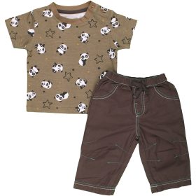 Pandás-zöld szett (68) baba