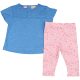 Kék-rózsaszín ruha szett (68) baba