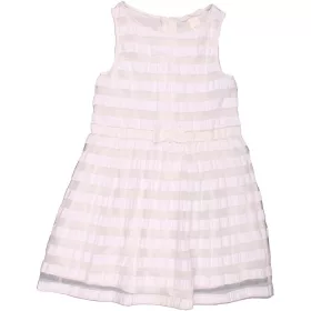 H&M Csíkos törtfehér ruha (140) lány