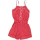 TU Pöttyös sifon playsuit (128) kislány