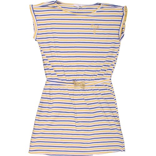 Kék-sárgacsíkos ruha (158) tini lány