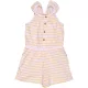 F&F Sárgacsíkos playsuit (110) kislány