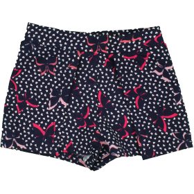 F&F Mintás kék sort (116) kislány