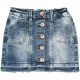 Denim Rézgombos farmerszoknya (110) kislány