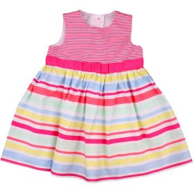 George Színescsíkos ruha (68) baba