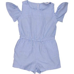 H&M Csíkos kék playsuit (98) kislány