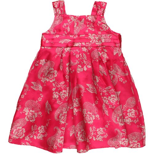 Monsoon Mintás pink ruha (86) baba