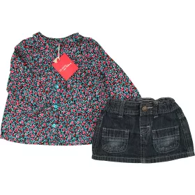 Virágos-farmer szett (68) baba