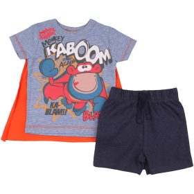 Majmos-kék szett (68) baba