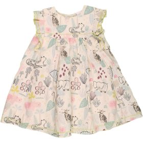 Miniclub Állatos törtfehér ruha (68) baba