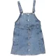 Denim Ezüstgombos farmerruha (152) lány