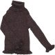 Primark Csillogó fekete pulóver (110) kislány