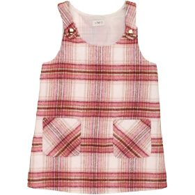 F&F Kockás szövet ruha (104) kislány