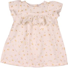 Virágos kord ruha (68) baba