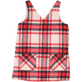 F&F Kockás szövetruha (92) kislány