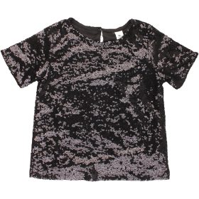 TU Flitteres fekete felső (110) kislány