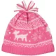 Mintás rózsaszín sapka (6-12 hó) baba