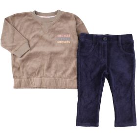 Zöld-kék plüss szett (74-80) baba