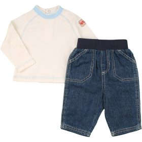 Törtfehér-farmer szett (62) baba