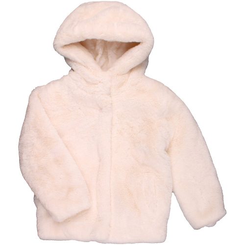 Primark Törtfehér prémes kabát (104) kislány