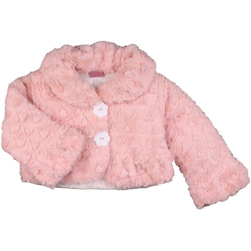 Rózsaszín prémes kabát (92) kislány