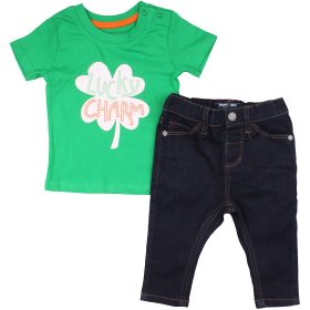 Zöld-farmer szett (68) baba