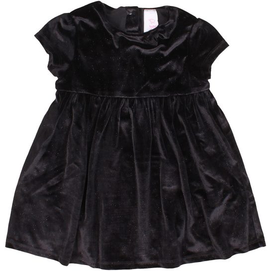 C&A Fekete bársony ruha (86) baba