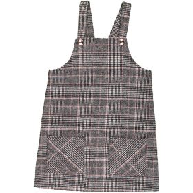 F&F Kockás szövet ruha (134) lány