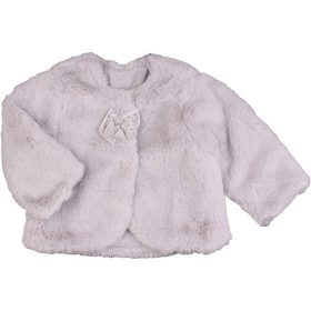 Matalan Szürke prémes kabát (68-74) baba