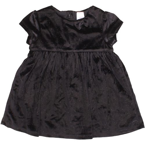 C&A Fekete bársony ruha (74) baba
