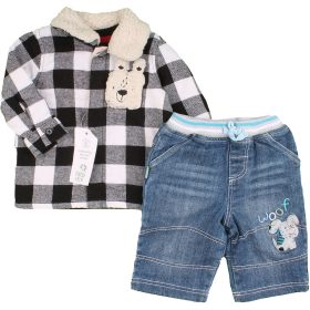 Kockás-bélelt szett (62) baba