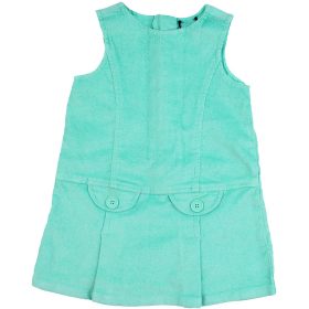 Zöld kord ruha (80) baba