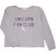 H&M Unikornis szürke pulóver (170) tini lány