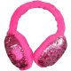 Flitteres-pink fülvédő (1-3 év) kislány